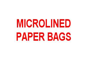 Microlined Paper Bags