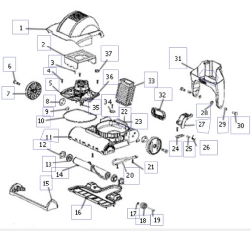 34 Bissell Carpet Cleaner Parts Diagram - Wiring Diagram Database