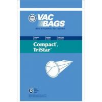 DVC Brand 409650 Compact Tristar Microlined Paper Bags - 12 Pack  $5.39