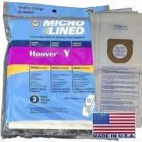 44184 Hoover Type Y Microlined  - 3 Pack  $4.99