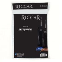 RSL-6 Riccar SupraLite Upright Paper Bags, 6 Pack