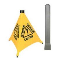 PopSign with Holster Tri-lingual "Caution"